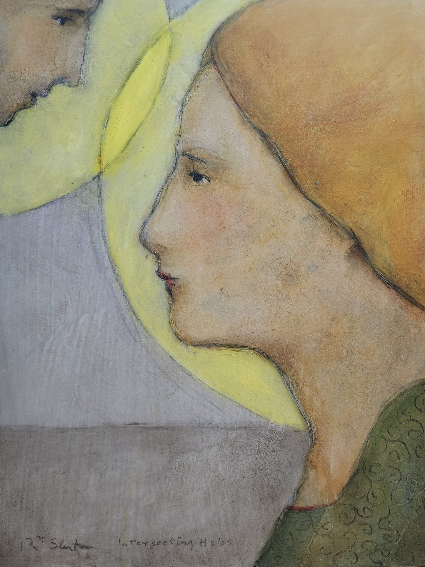 'Overlapping Halos' oil painting